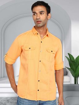 KUONS AVENUE - Kuon'S Avenue Mens Cotton Twill Shirt