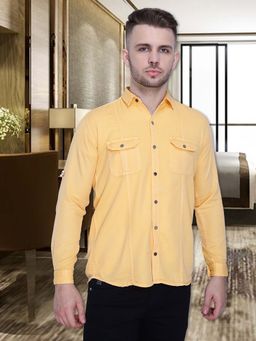 KUONS AVENUE - Kuon'S Avenue Mens Cotton Twill Shirt