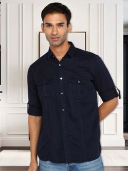 KUONS AVENUE - Kuon'S Avenue Mens Cotton Twill Shirt