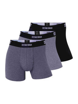 CR7 Cristiano Ronaldo - Men Premium Cotton Boxer Trunks - Pack of 3