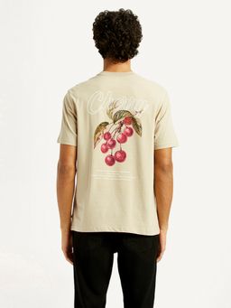Levi's - Beige Men's Graphic Print T-Shirt