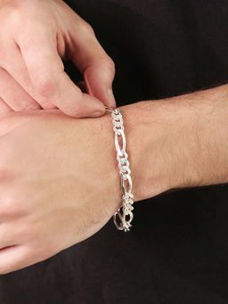 Zavya - Timeless Silver Elegance 925 Sterling Silver Plated Bracelet