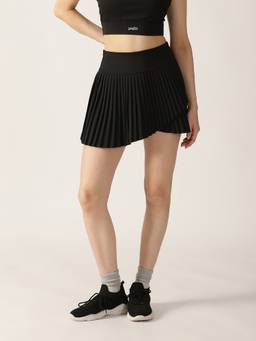 Sawsee - Women Black Playdate Pleated Skorts