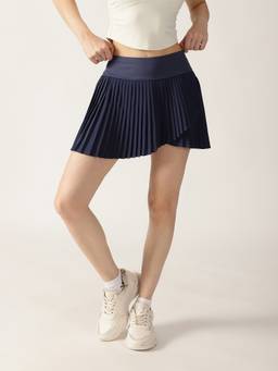 Sawsee - Women Navy Blue Playdate Pleated Skorts