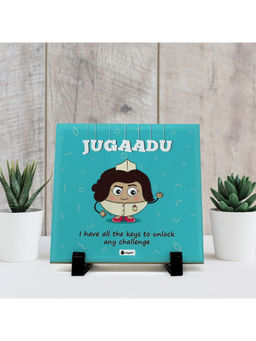 Indigifts - Table Decor Jugaadu Print Ceramic Tile