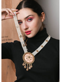 Odette - White Brass Necklace Set (Set of 2)