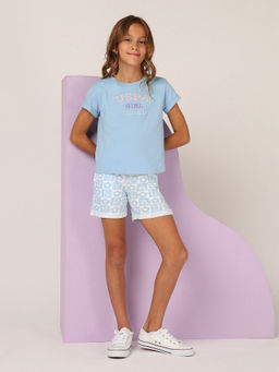 U.S. POLO ASSN. - Girls Brand E embroidered Relaxed Fit T-shirt