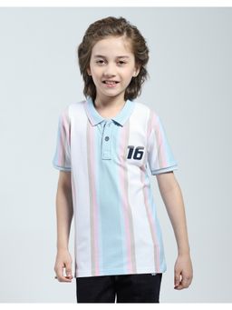 Monte Carlo - Boys Blue Polo T-Shirt