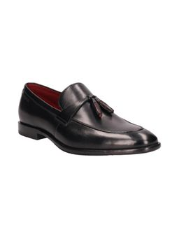 Bugatti - Rico Black Mens Leather Tassel Loafers