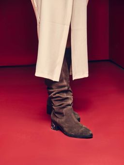 Peach Flores - Solomun Leather Boots