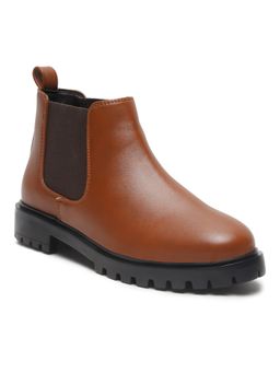 Bruno Manetti - Women Tan Round Toe Casual Boots