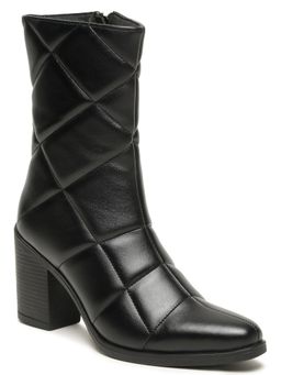Bruno Manetti - Women Black Pointed Toe Casual Boots