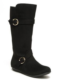 Bruno Manetti - Women Black Round Toe Casual Boots