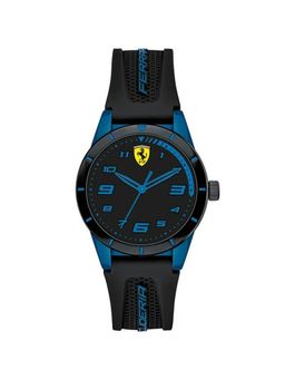 Scuderia Ferrari - Red Rev Quartz Black Round Dial Mens Watch - 0860007