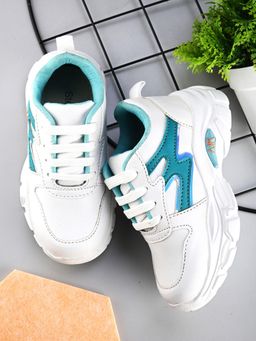 steprite - Kids Chunky Platform, Casual Lace-Up Style Sneakers Green