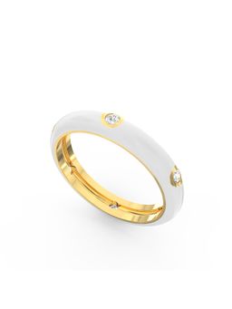Ayanika - Lab Grown Diamond Gold Plated Studded with 0.16 Carat Ring
