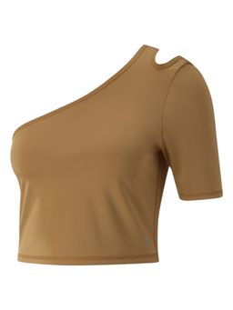 Puma - Fashion Luxe Ss Women Brown T-shirts