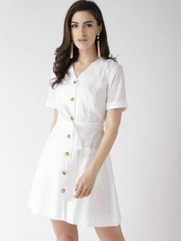 Twenty Dresses by Nykaa Fashion - White Refreshing Is The Vibe Dress