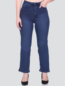 HONNETE - Casual Regular Straight Fit Blue Jeans