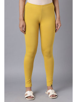 Elleven - Yellow Cotton Lycra Tights