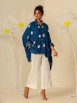 Keva Clothing - Blue Kaftan Shirt