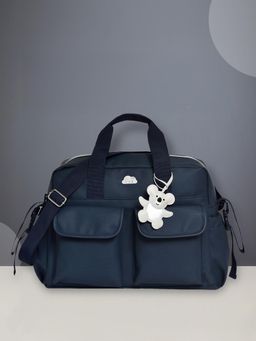 Mi Arcus - Navy Blue Multi Purpose Diaper Bag with Diaper Changing Sheet