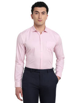 Park Avenue - Red Pure Cotton Full Sleeves Pure Cotton Slim Fit Printed Shirt