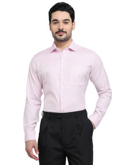 Park Avenue - Red Cotton Blend Full Sleeves Cotton Blend Regular Fit Solid Shirt