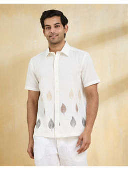 Fabindia - White Cotton Regular Shirt