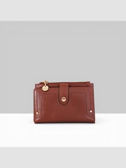 LODIS - Overglow Flip Face Chestnut Leather Wallet