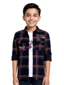 CAVIO - Pink Checks Regular Fit Shirt and T-shirt