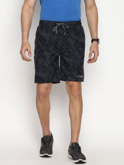 Van Heusen Innerwear - Performance Men Swift Dry & Allover Print Woven Shorts - Grey