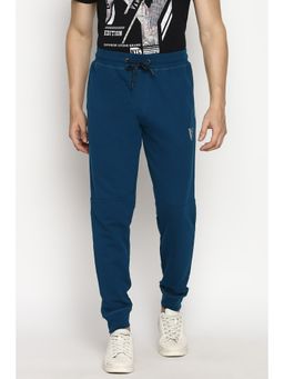 Van Heusen - Athleisure Men Drawstring Waist & Side Panel Joggers - Deep Ocean