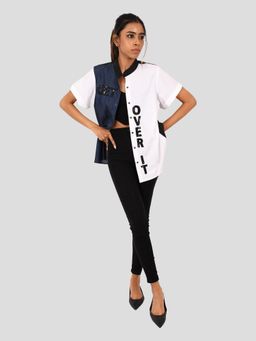 Richaa Goenka - White Comfort Fit Cotton Shirt