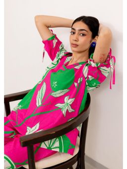 Silai Studio - Citrus Grove Multi Coloured Cotton Top