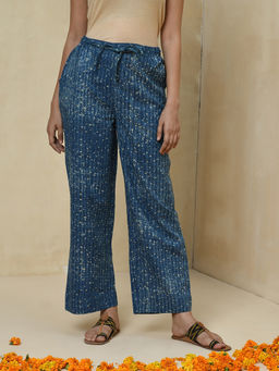 Fabindia - Cotton Cambric Elasticated Casual Pants