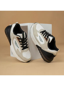 Red Tape - Men Colorblocked Beige Athleisure Sports Shoes