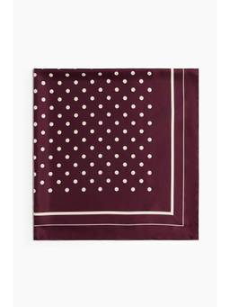 H&M - Women Maroon Patterned Scarf