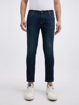 Pepe Jeans - Men Blue Mid Rise Skinny Ankle Length Powerflex Extra Stretchable Jeans