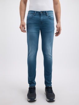 Pepe Jeans - Men Green Skinny Fit Mid Rise Structured Jeans
