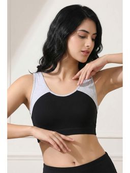 Zivame - Zelocity Slip On Sports Bra With Removable Padding - Tap Shoe