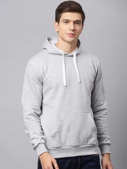 Campus Sutra - Men Solid Full Sleeve Stylish Casual Hooded Sweatshirts