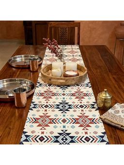 Akira Furnishings - Stylish Multi-Color Ikat Table Runner