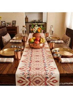 Akira Furnishings - Indian Tradition Ikkat Pattern Table Runner
