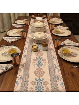 Akira Furnishings - Vibrant Indian Heritage Table Runner Perfect Ethnic Accent