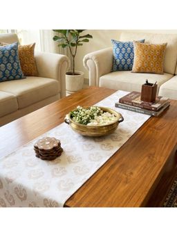 Akira Furnishings - Timeless Neutral - Digitally Printed Runner For Classic Interiors (4 Seaters)