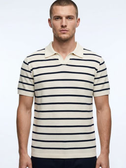 DESIGN ELEMENTS - Men Casual Short Sleeves Polo T-Shirt