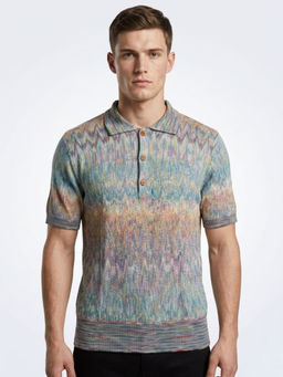 DESIGN ELEMENTS - Men Casual Short Sleeves Polo T-Shirt