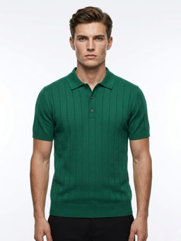 DESIGN ELEMENTS - Men Casual Short Sleeves Polo T-Shirt
