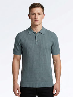 DESIGN ELEMENTS - Men Casual Short Sleeves Polo T-Shirt